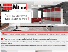 Tablet Screenshot of mline.cz